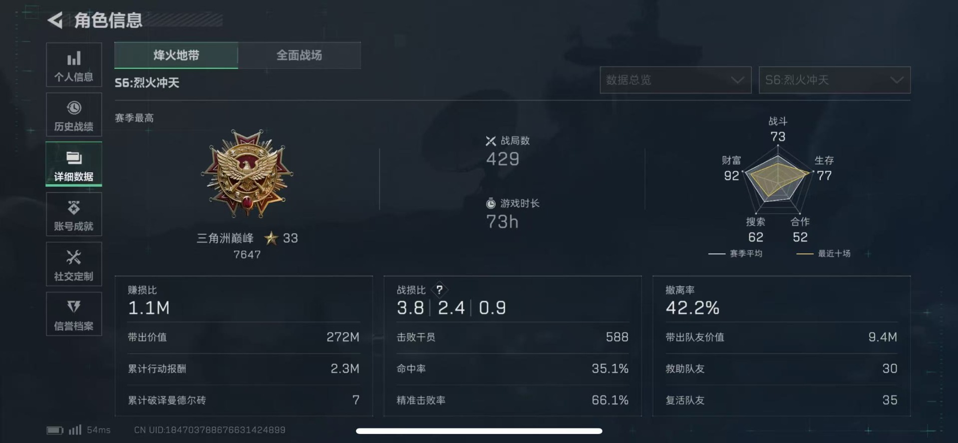 SJZQM360305三角洲行动账号详情图24