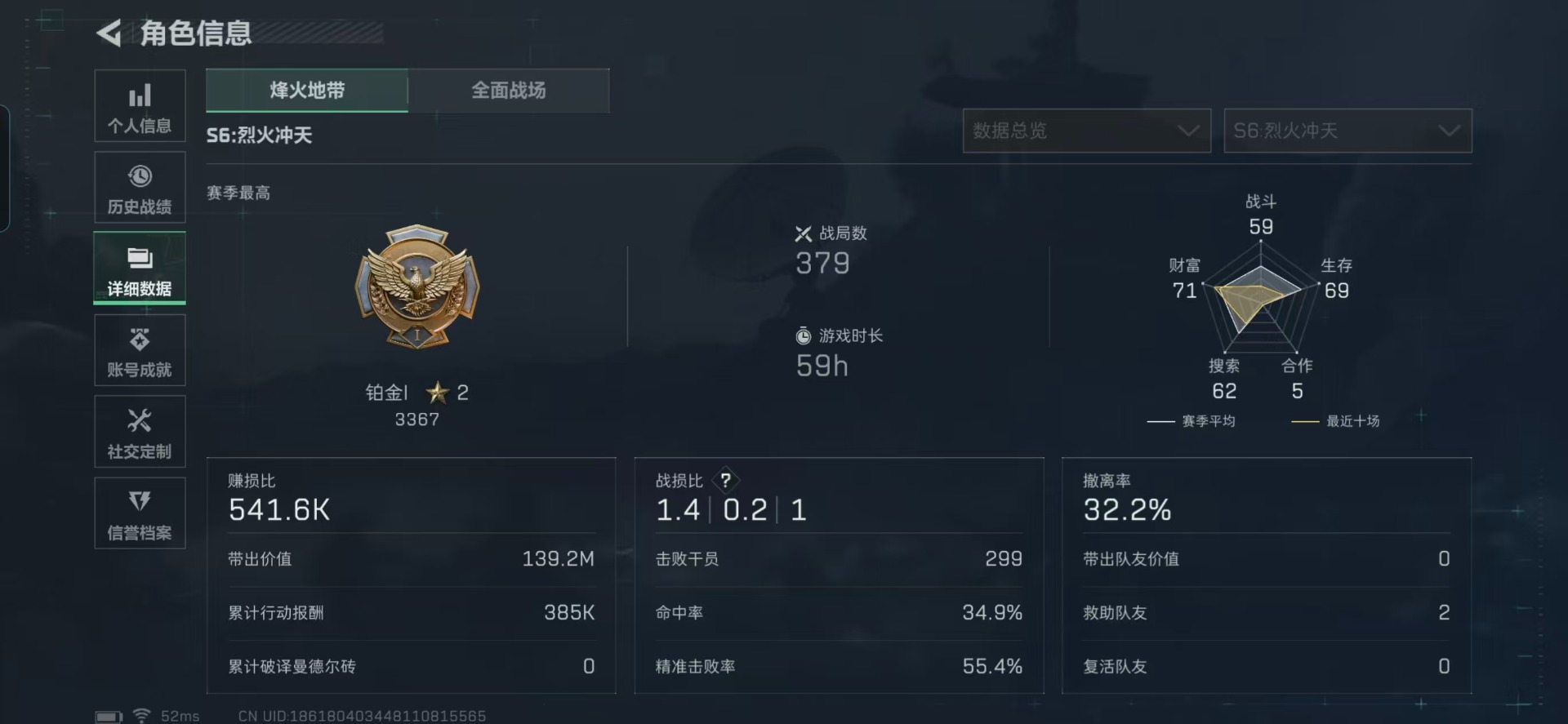 SJZCMW361441三角洲行动账号详情图21