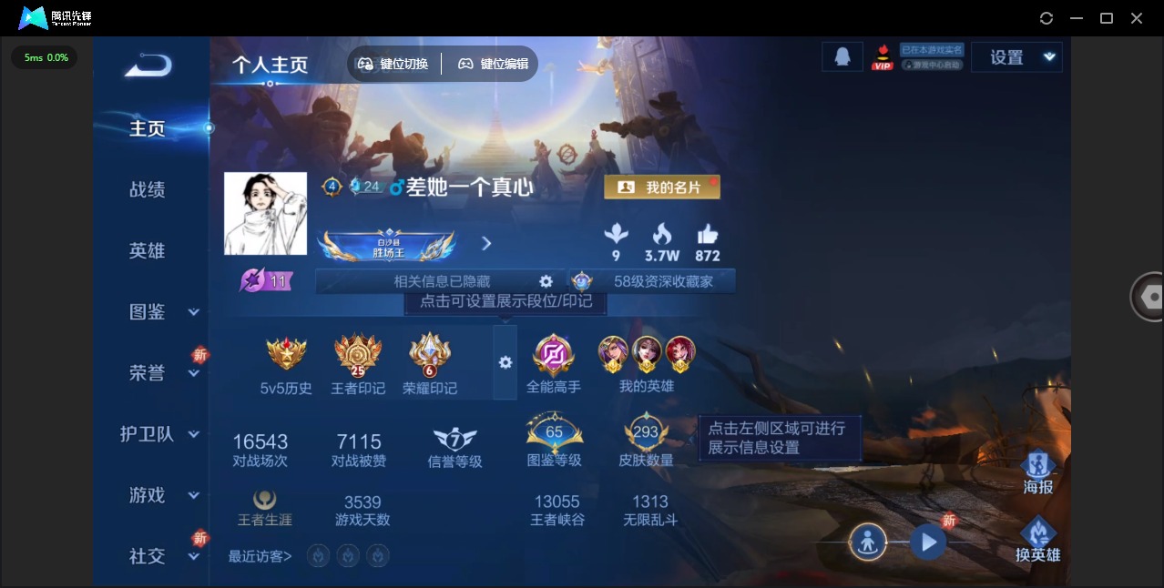 WZQM3370943王者荣耀账号详情图6