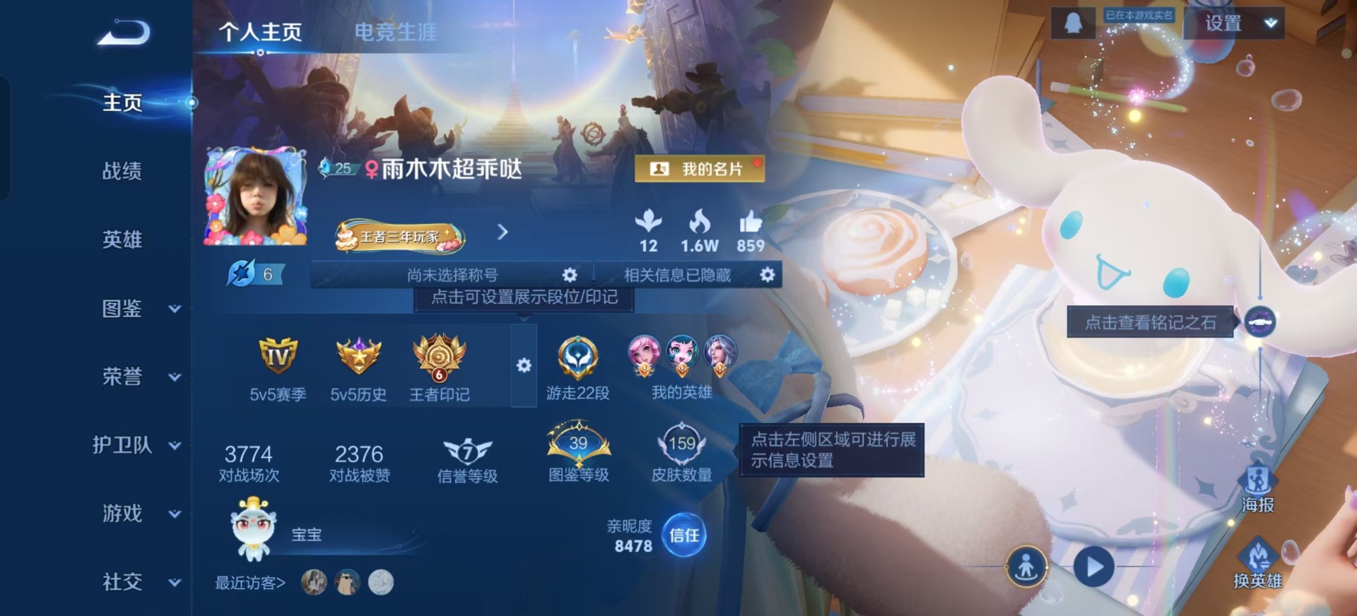 WZQM3372042王者荣耀账号详情图5