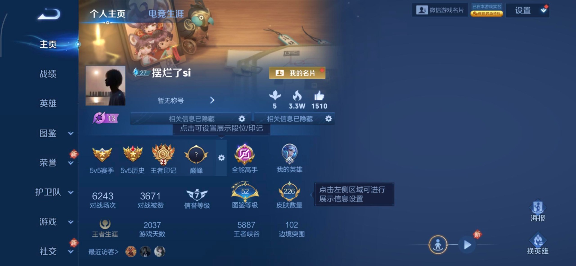 WZQM3372359王者荣耀账号详情图10