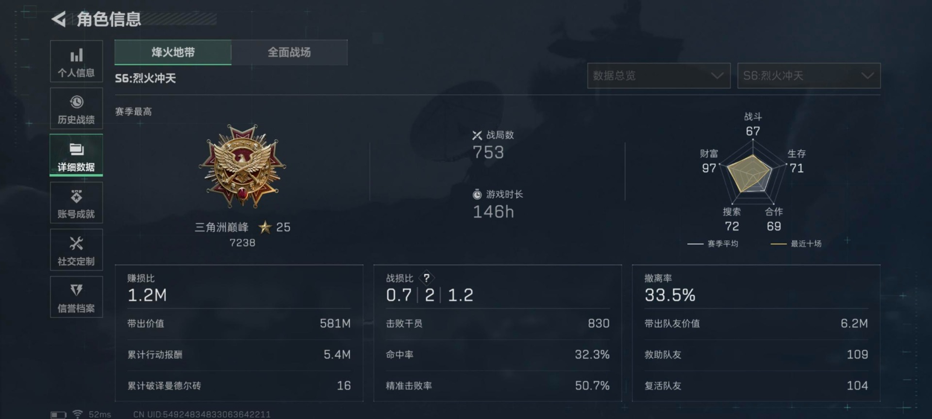 SJZCMW387630三角洲行动账号详情图15