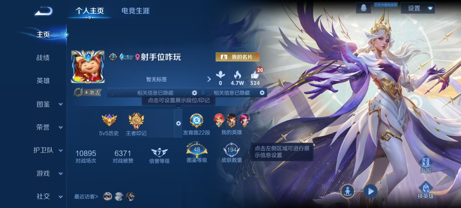 WZQM3375182王者荣耀账号详情图13