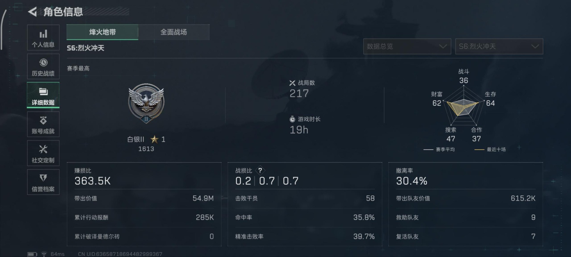 SJZQM364321三角洲行动账号详情图9