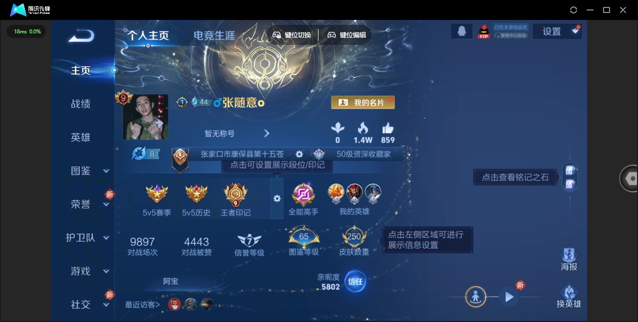 WZQM3375611王者荣耀账号详情图6