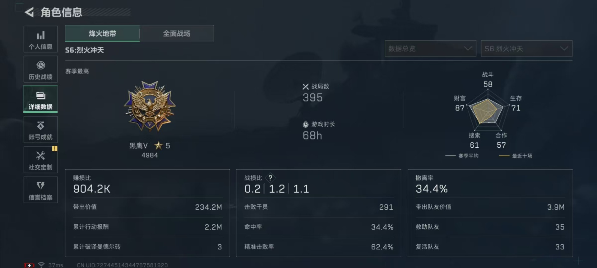 SJZCMW366122三角洲行动账号详情图17