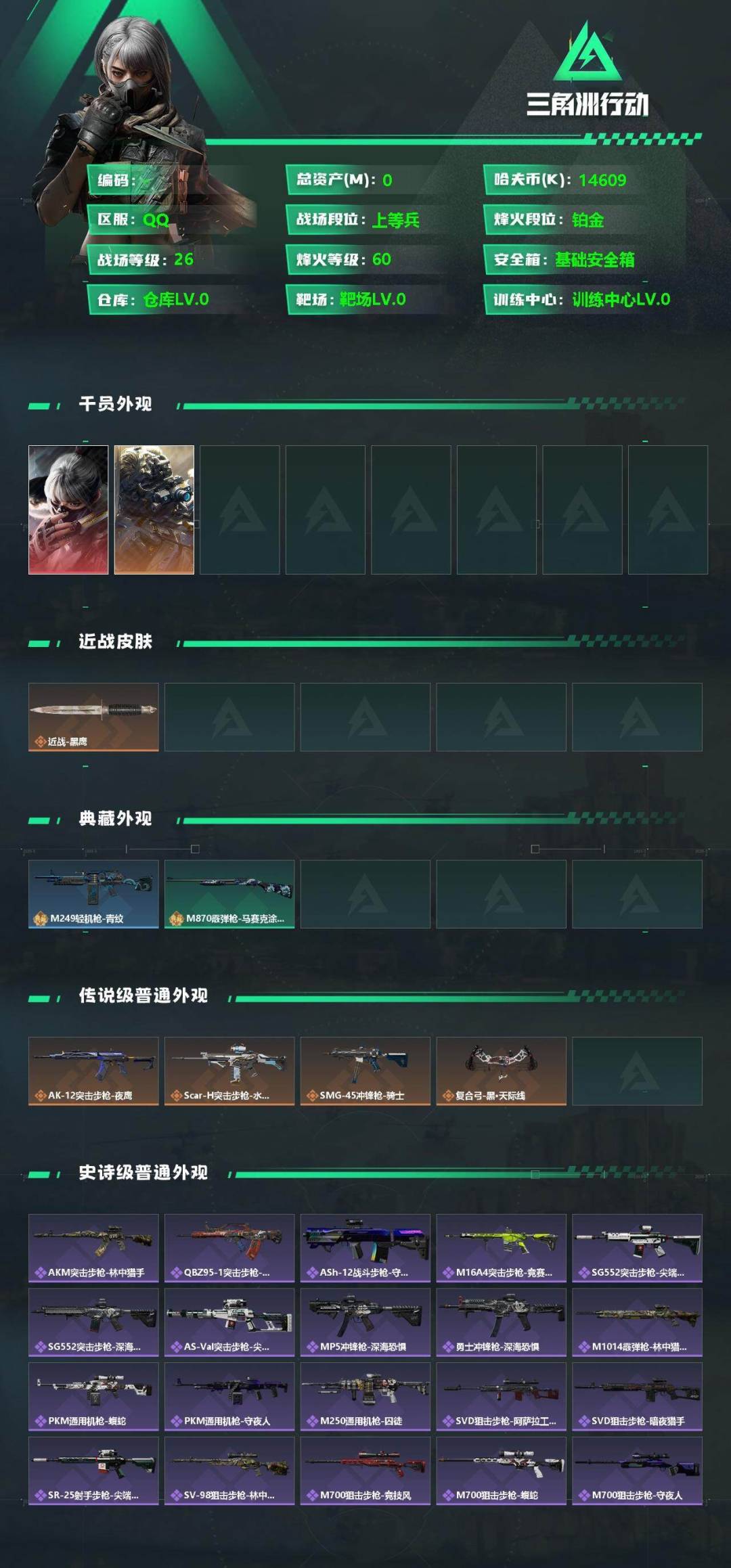 SJZQM365081三角洲行动账号详情图4