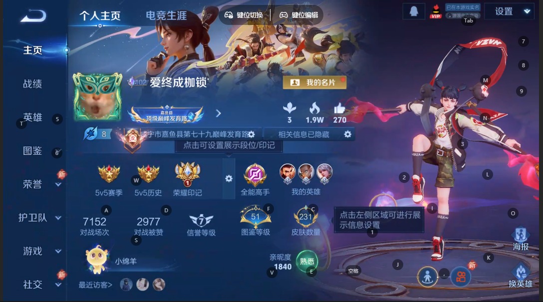 WZQM3384265王者荣耀账号详情图5