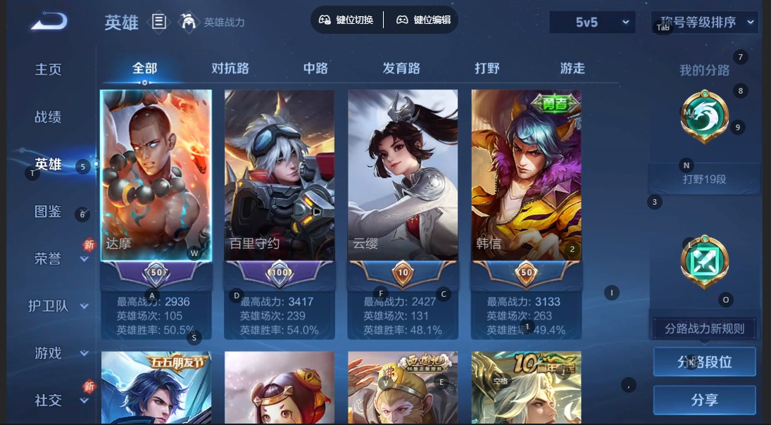 WZQM3384265王者荣耀账号详情图6