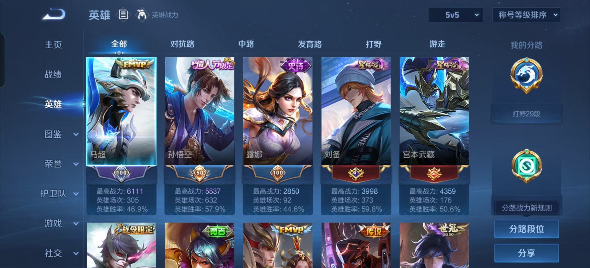 WZCMW3388521王者荣耀账号详情图4