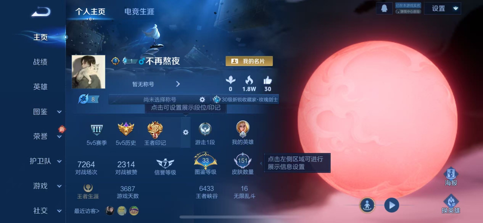 WZQM3385813王者荣耀账号详情图4 WZQM3385813王者荣耀账号详情图4