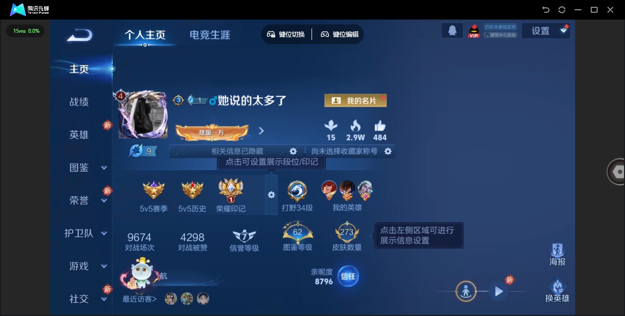 WZQM3385901王者荣耀账号详情图5