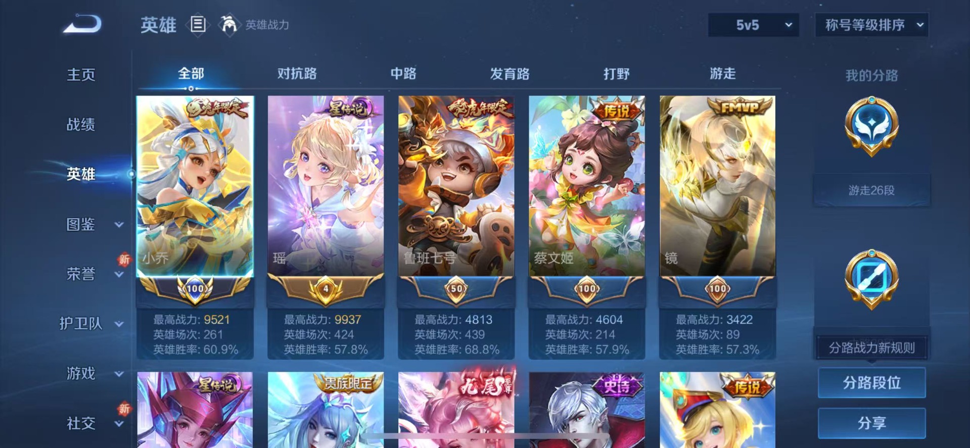 WZQM3385955王者荣耀账号详情图8