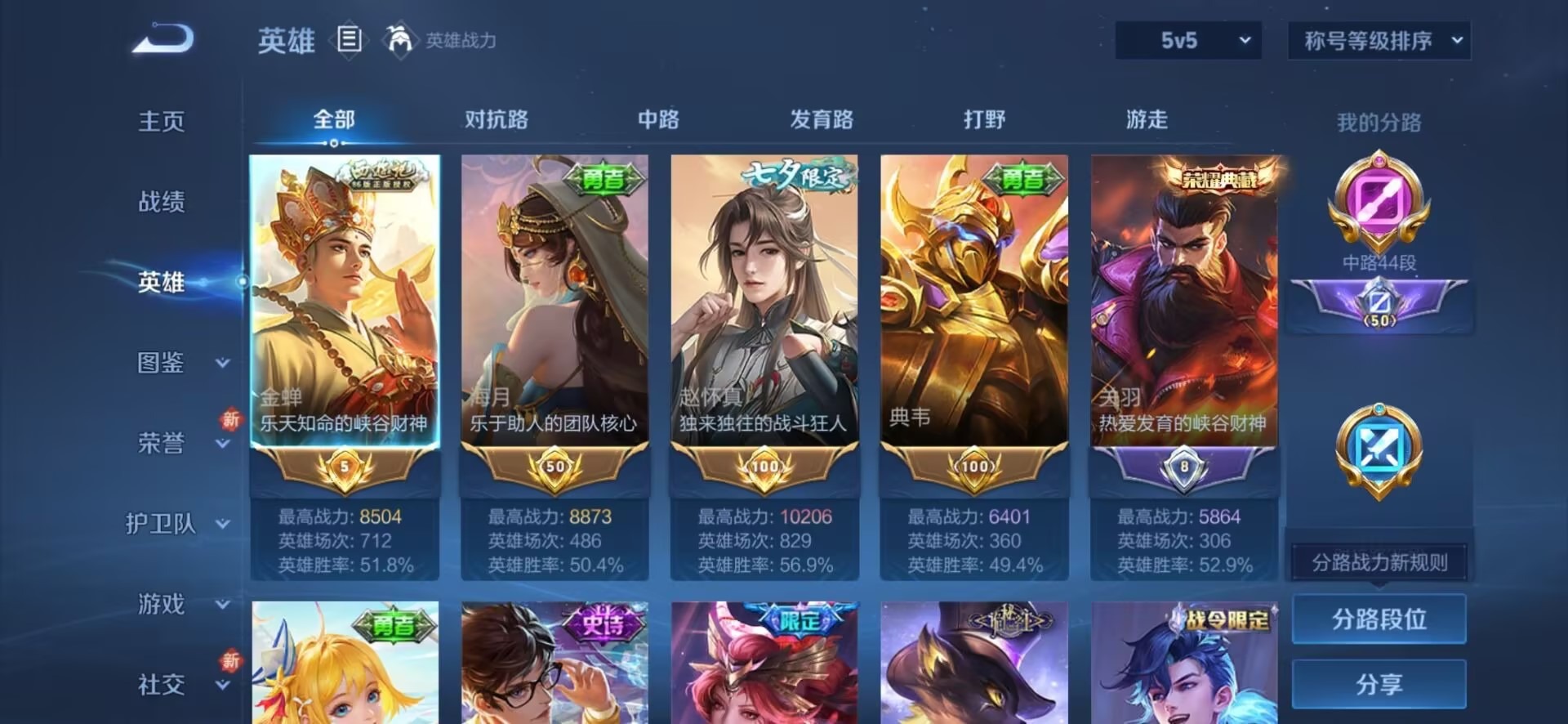 WZQM3387288王者荣耀账号详情图9