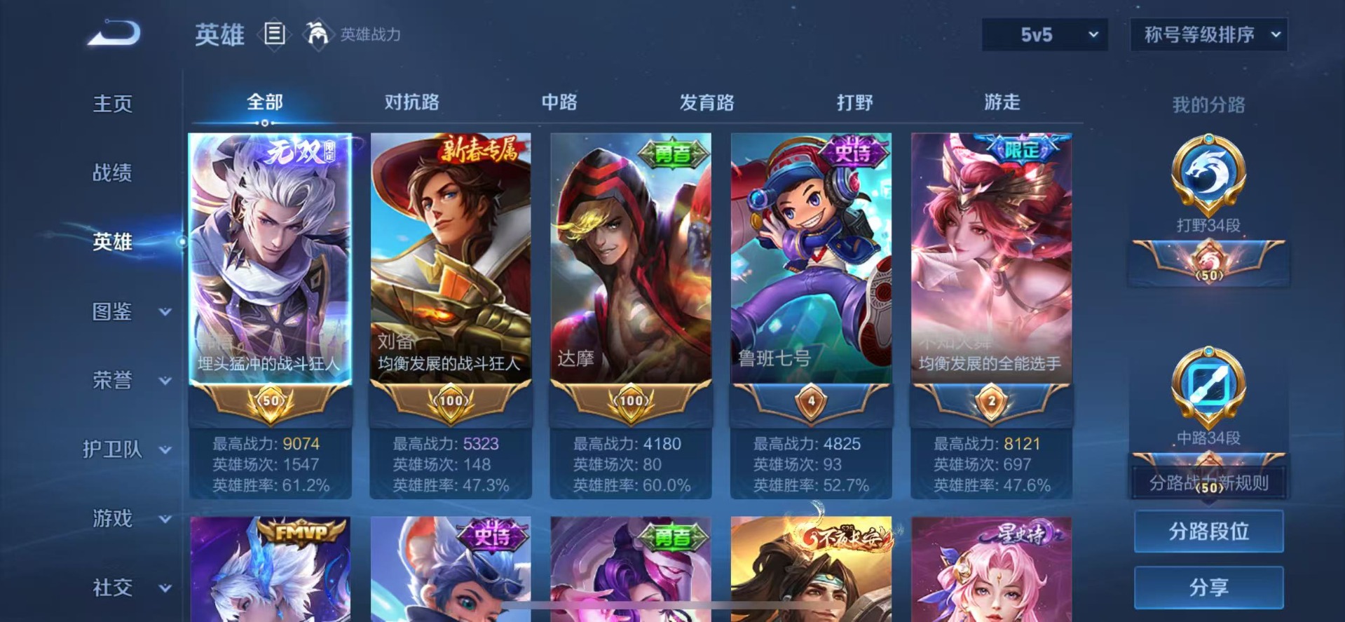 WZCMW3390266王者荣耀账号详情图4