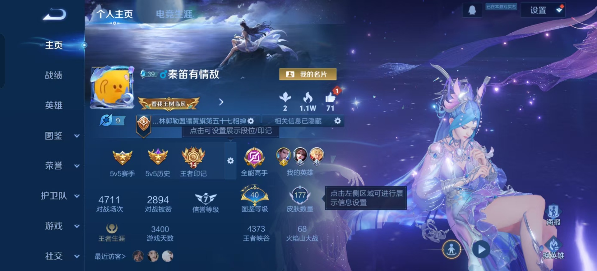 WZCMW3390283王者荣耀账号详情图5