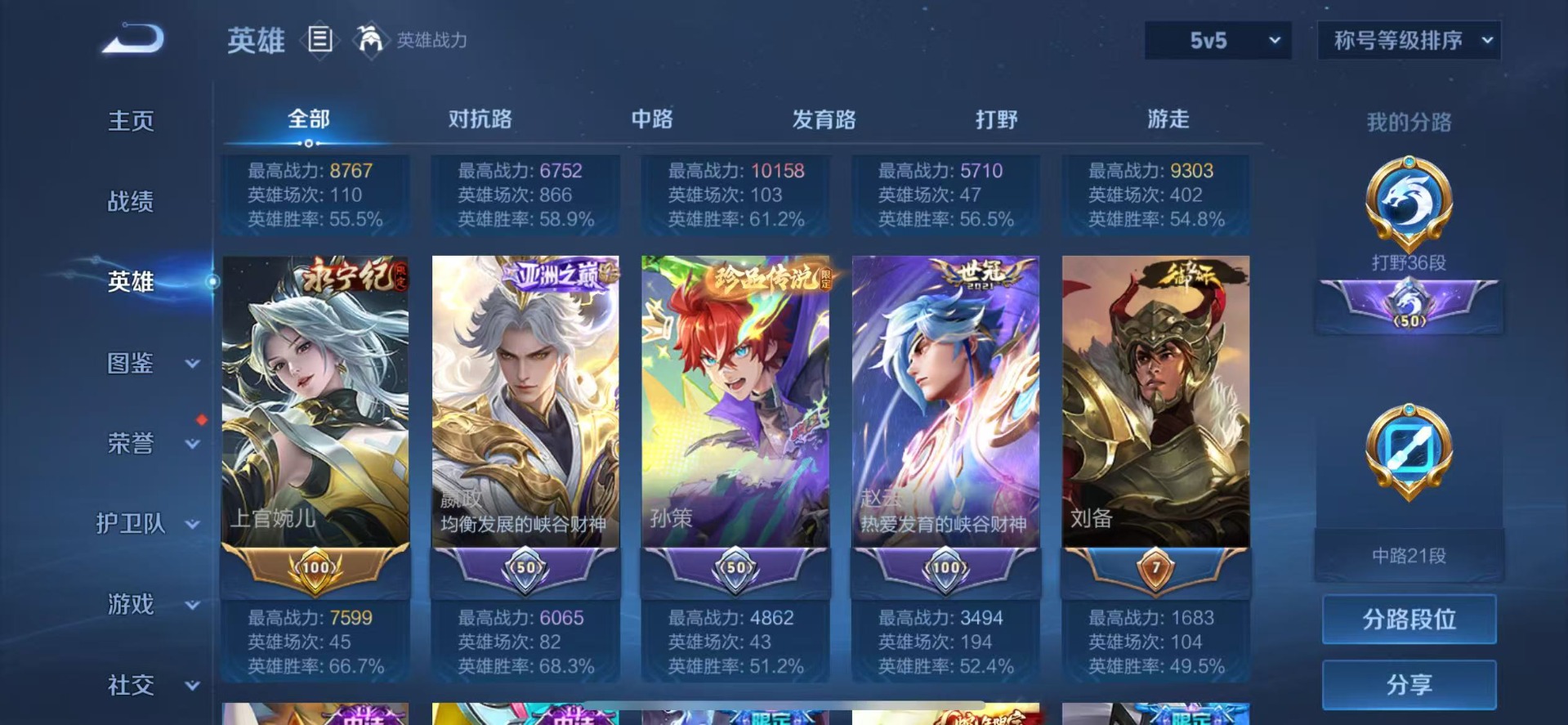 WZCMW3390565王者荣耀账号详情图6