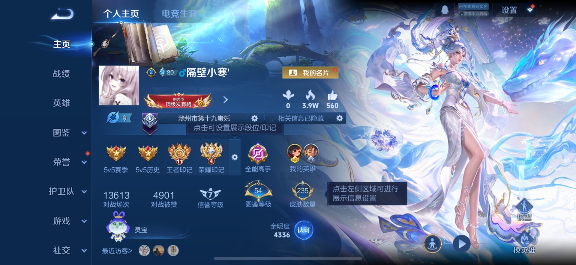 WZQM3391019王者荣耀账号详情图12