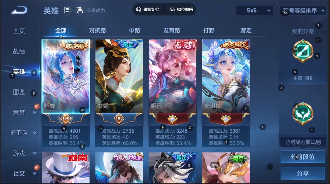 WZQM3394911王者荣耀账号详情图5 WZQM3394911王者荣耀账号详情图5