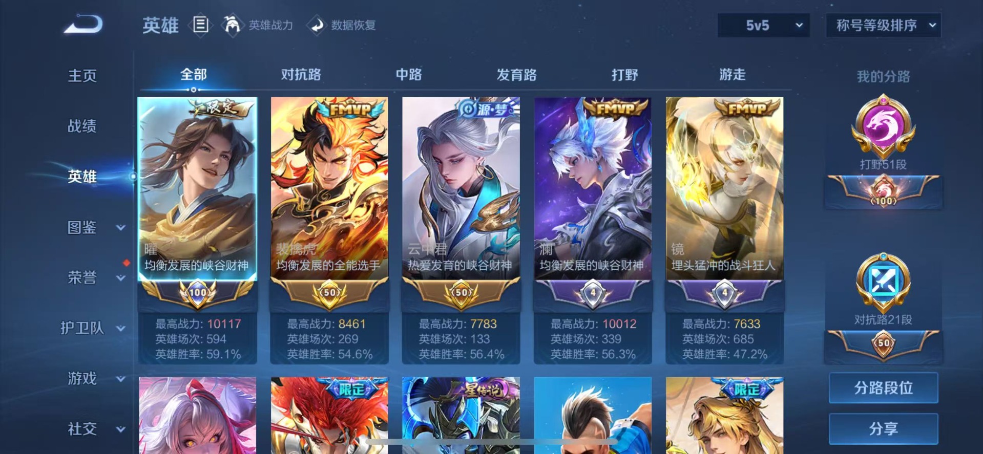 WZCMW3394983王者荣耀账号详情图5