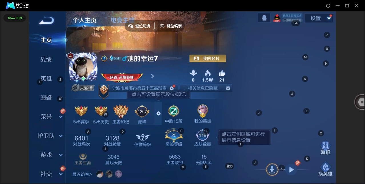 WZQM3396245王者荣耀账号详情图3