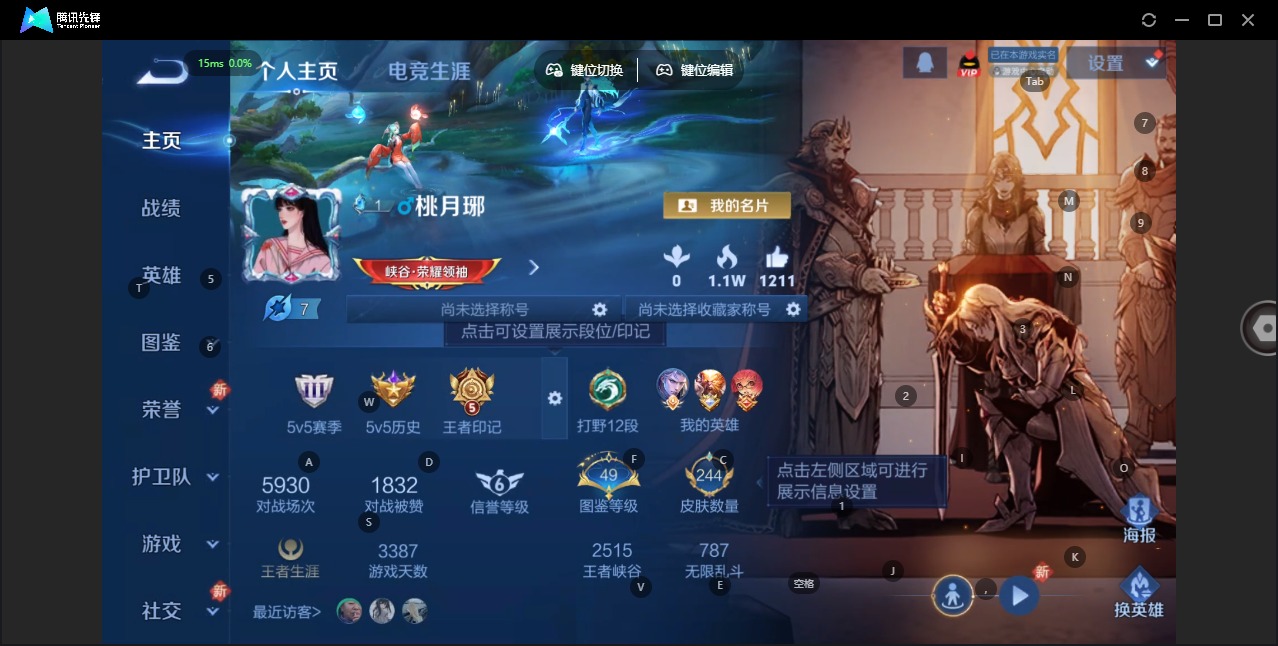 WZQM3398297王者荣耀账号详情图4