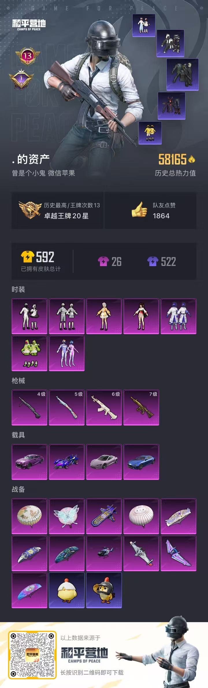 HPCMW3426782和平精英账号详情图5 HPCMW3426782和平精英账号详情图5