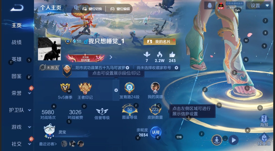 WZQM3400220王者荣耀账号详情图4 WZQM3400220王者荣耀账号详情图4