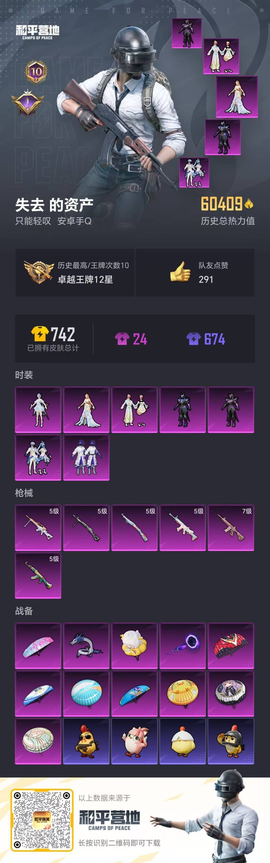 HPCMW3426901和平精英账号详情图10 HPCMW3426901和平精英账号详情图10