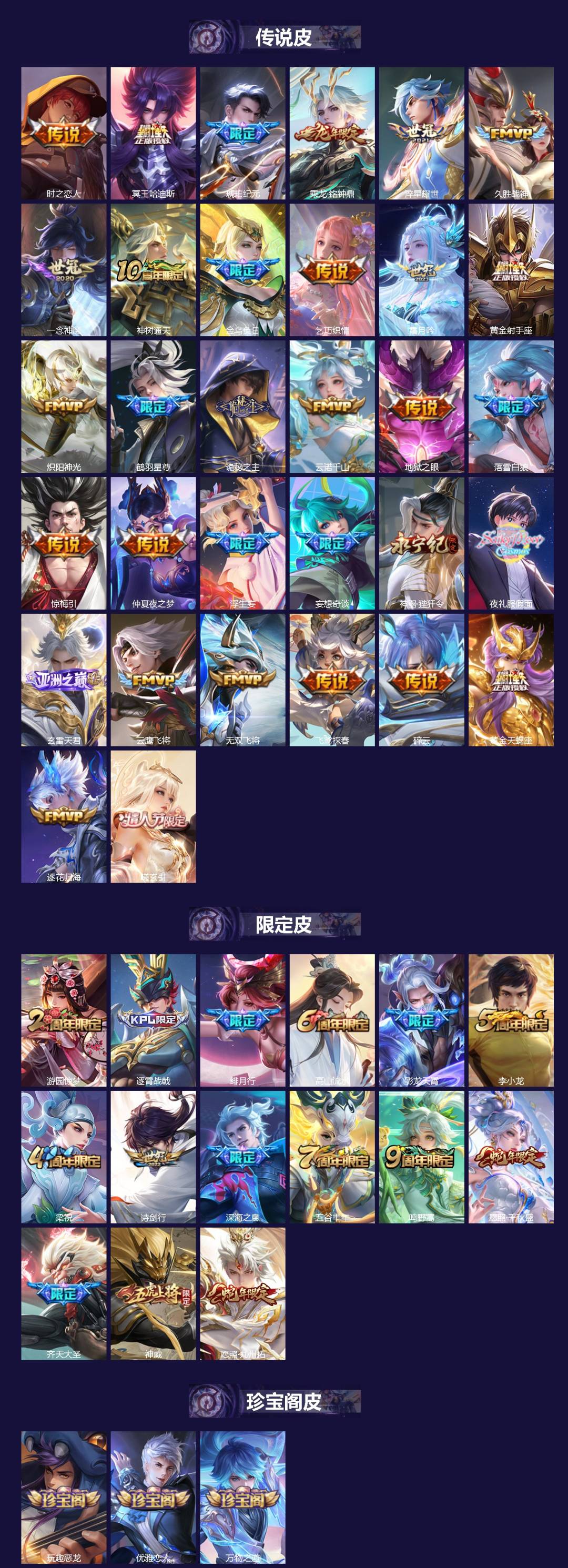 WZQM3400750王者荣耀账号详情图3