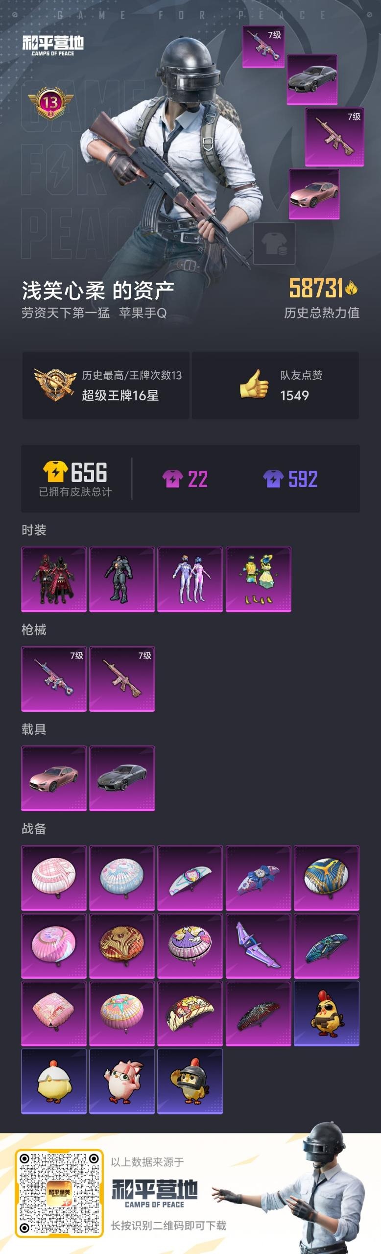 HPCMW3426910和平精英账号详情图9 HPCMW3426910和平精英账号详情图9