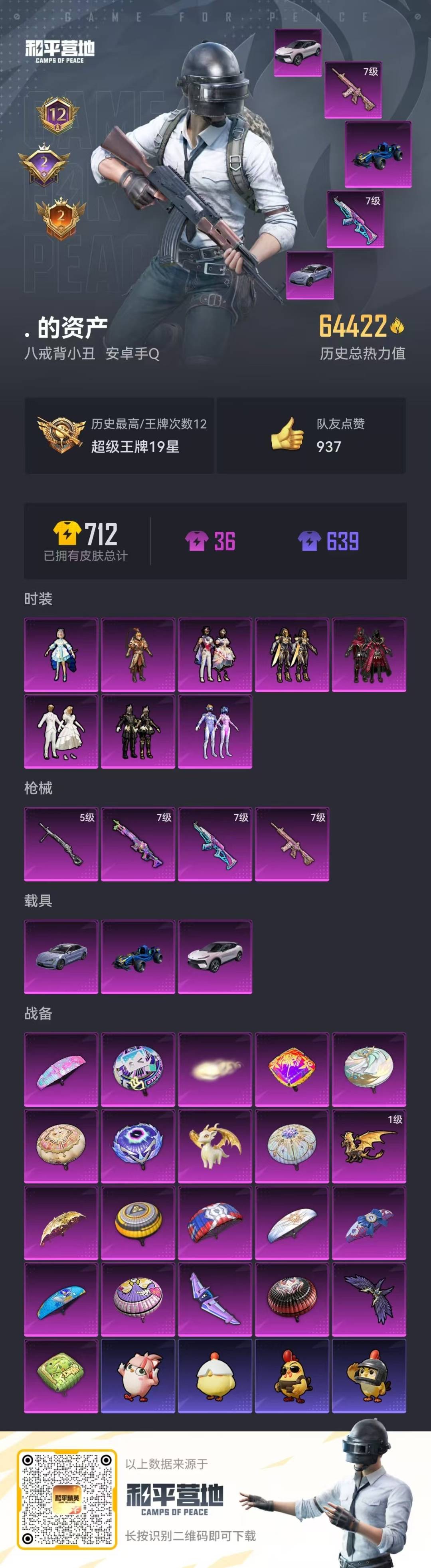 HPCMW3427434和平精英账号详情图16 HPCMW3427434和平精英账号详情图16