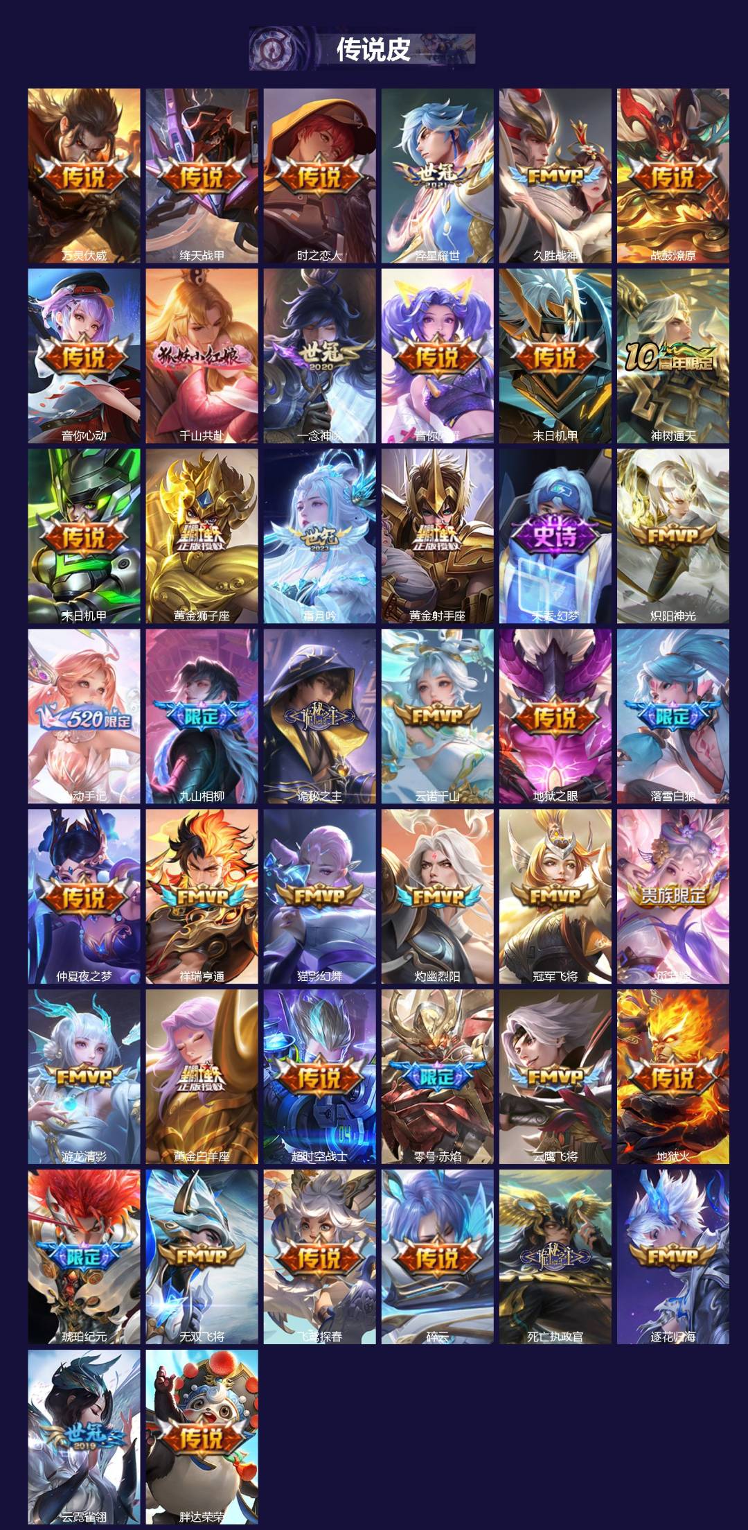 WZQM3402223王者荣耀账号详情图3 WZQM3402223王者荣耀账号详情图3