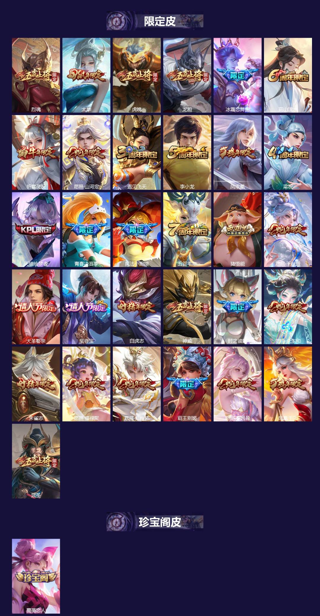 WZCMW3401788王者荣耀账号详情图2 WZCMW3401788王者荣耀账号详情图2