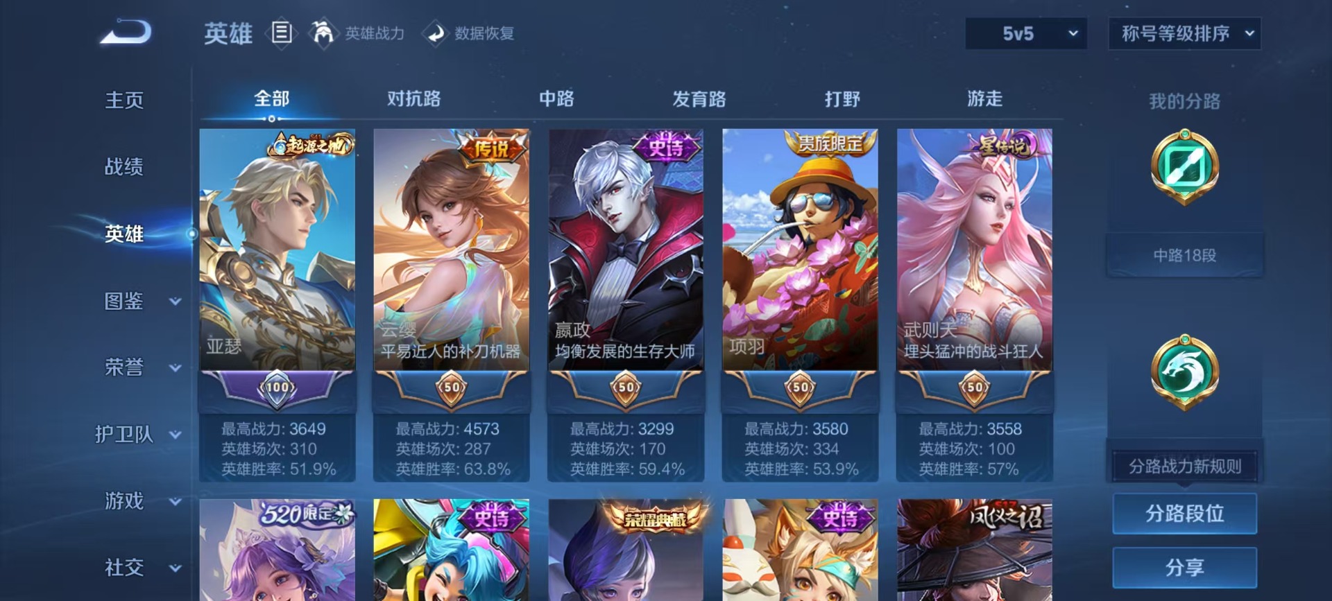 WZQM3406245王者荣耀账号详情图14