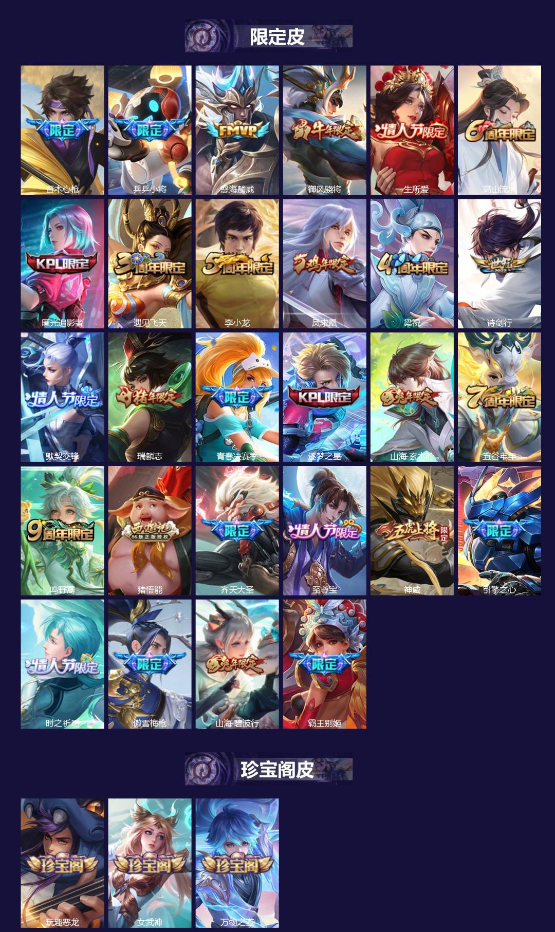 WZQM3406406王者荣耀账号详情图3 WZQM3406406王者荣耀账号详情图3