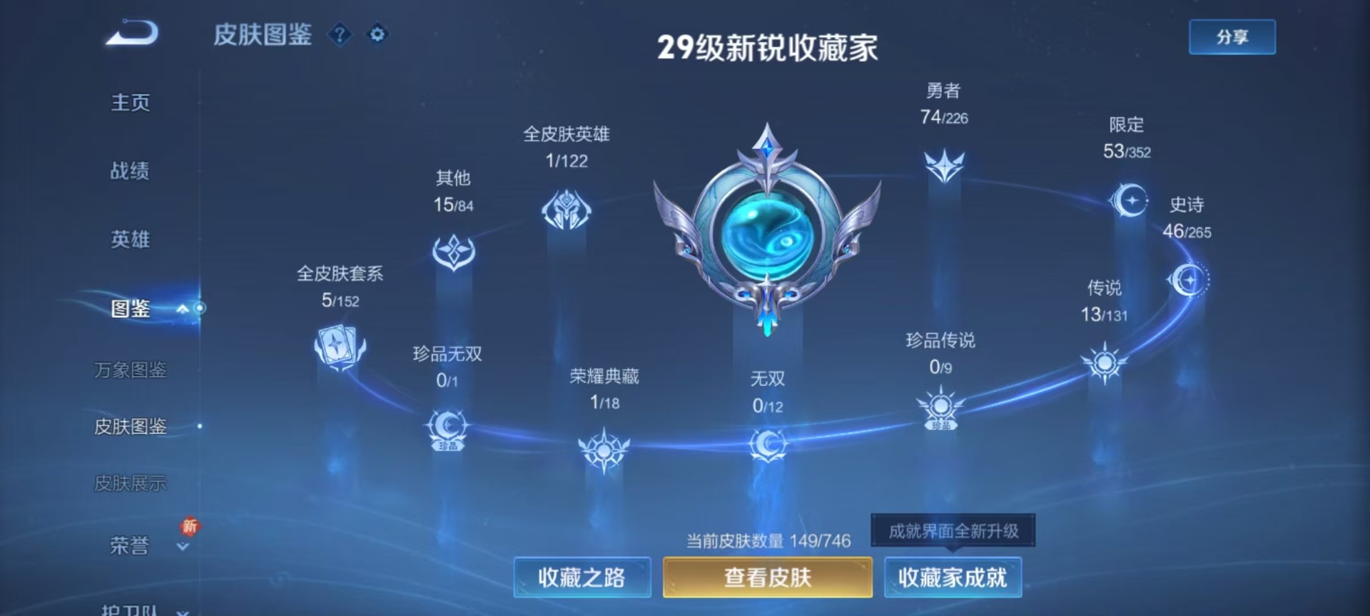 WZQM3407765王者荣耀账号详情图5