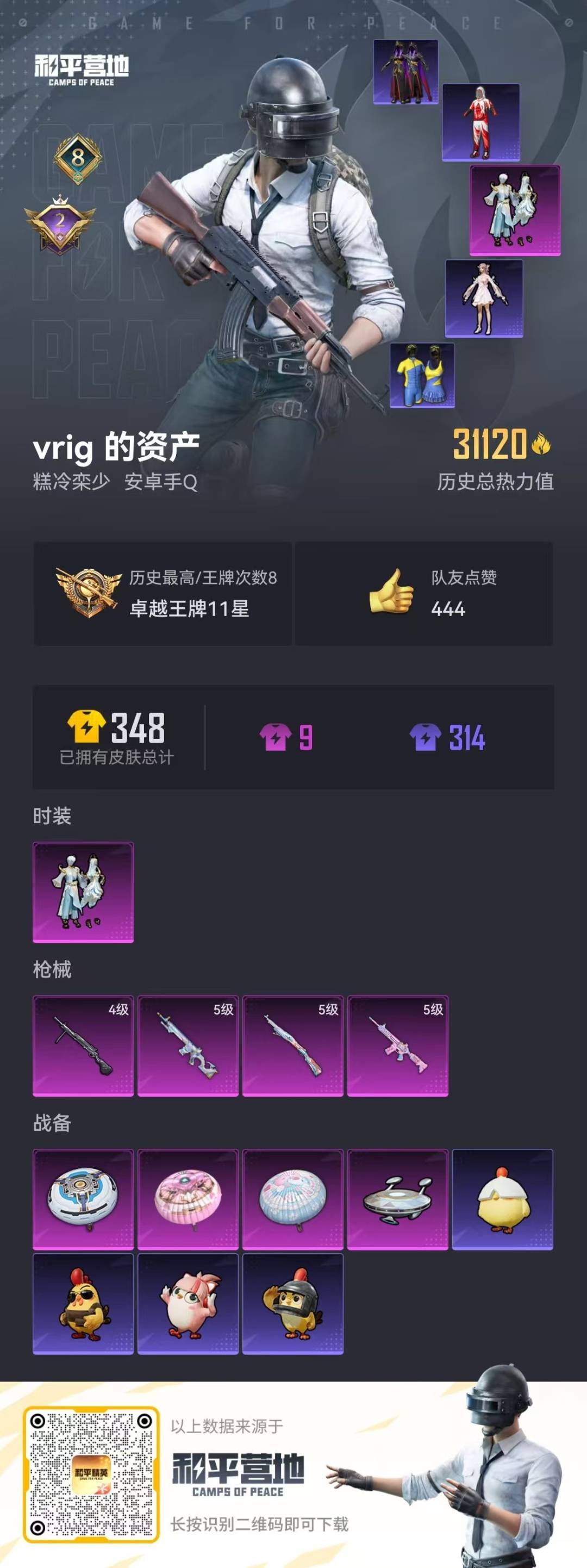 HPQM3415858和平精英账号详情图17 HPQM3415858和平精英账号详情图17