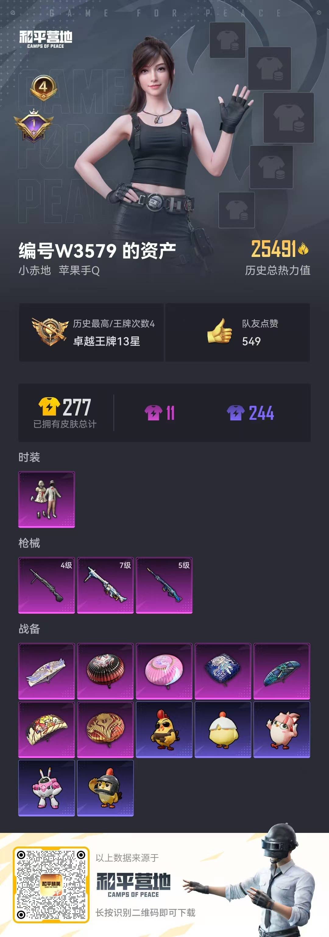 和平精英账号苹果QQ0载具-70套装-67枪皮-[]1粉装 3特效枪 4印记 可二次 可修改实名 
【热门装扮】:宝贝奶