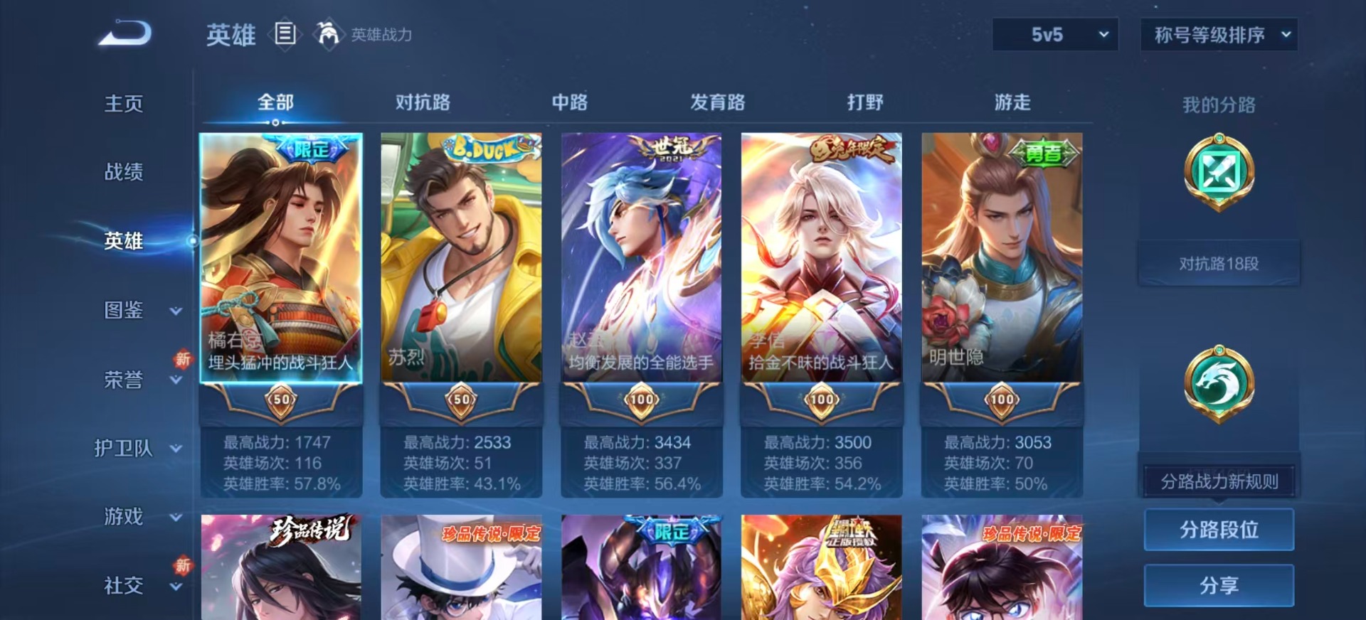 WZQM3410704王者荣耀账号详情图5