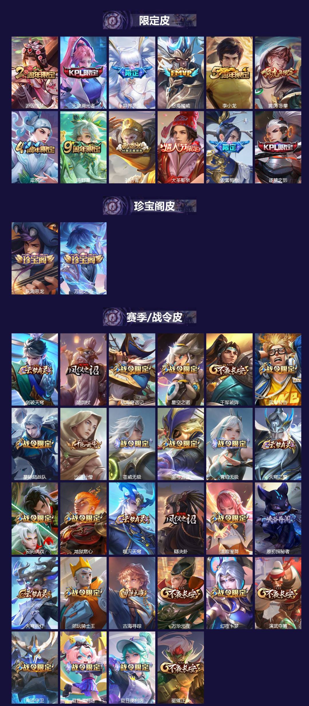 WZQM3410766王者荣耀账号详情图3 WZQM3410766王者荣耀账号详情图3