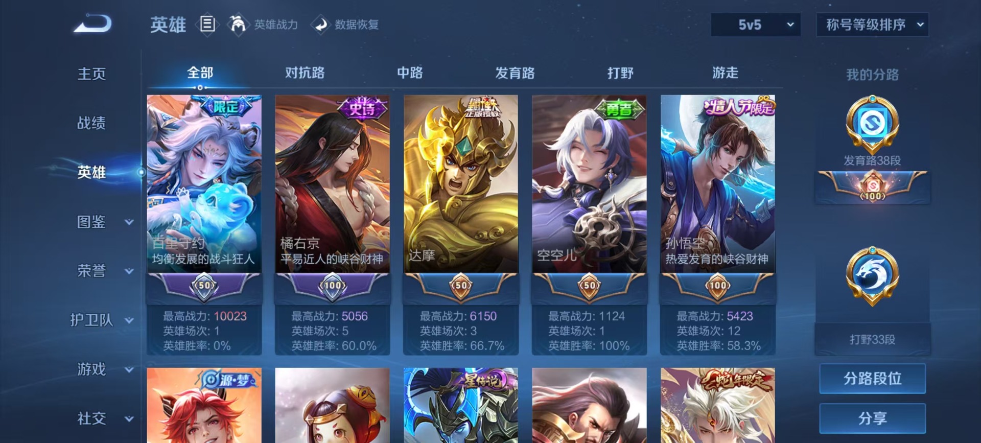 WZQM3411399王者荣耀账号详情图6