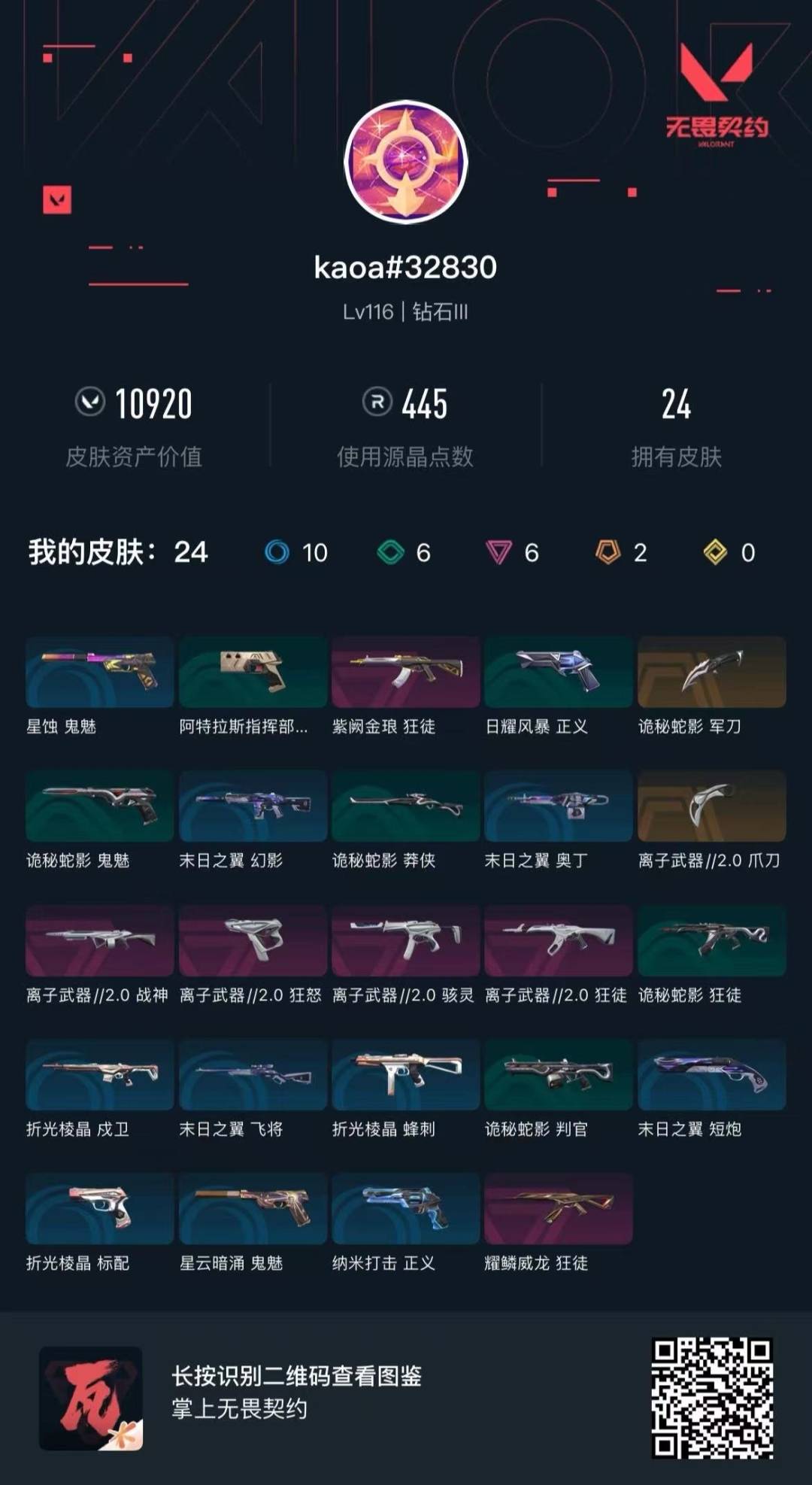 WWQQM328152无畏契约账号详情图5 WWQQM328152无畏契约账号详情图5