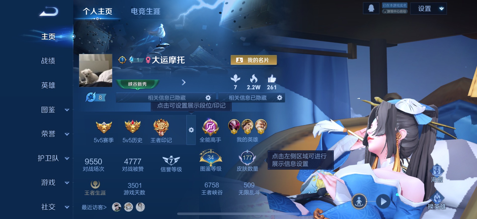 WZCMW3427480王者荣耀账号详情图3