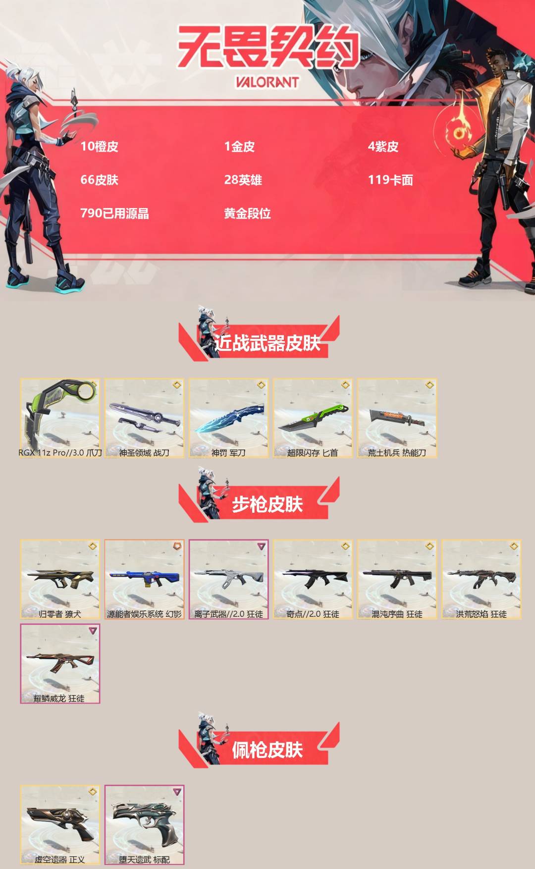 WWQQM328380无畏契约账号详情图3 WWQQM328380无畏契约账号详情图3