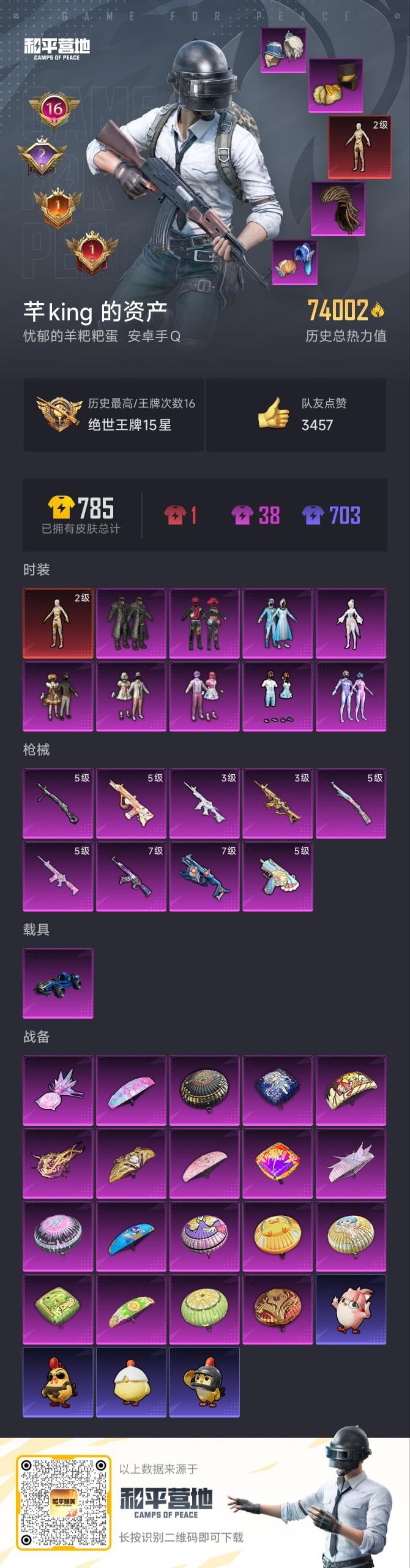 HPQM3417486和平精英账号详情图14 HPQM3417486和平精英账号详情图14