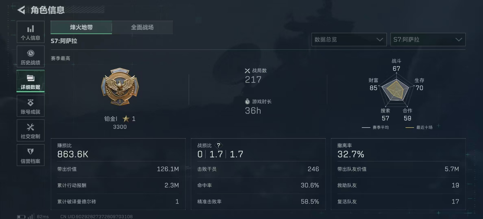 SJZQM382154三角洲行动账号详情图6 SJZQM382154三角洲行动账号详情图6