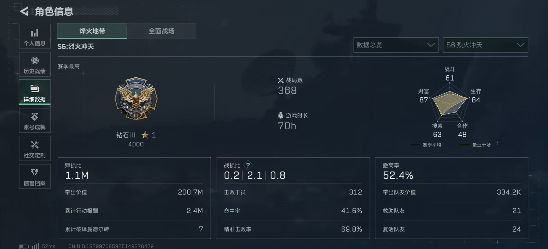 SJZQM382160三角洲行动账号详情图7 SJZQM382160三角洲行动账号详情图7