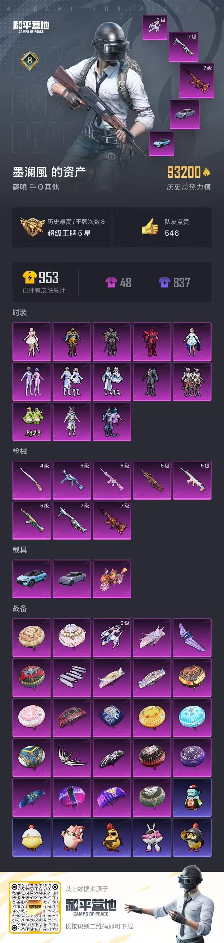 HPQM3417512和平精英账号详情图23 HPQM3417512和平精英账号详情图23