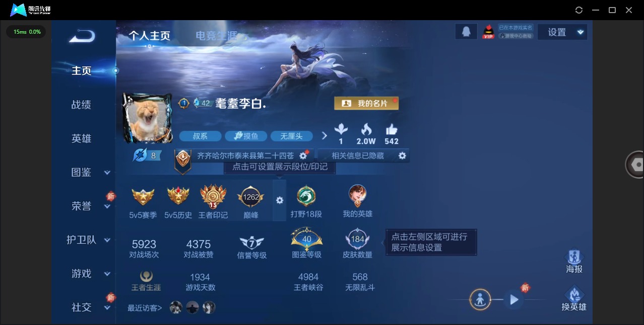 WZQM3416649王者荣耀账号详情图4 WZQM3416649王者荣耀账号详情图4